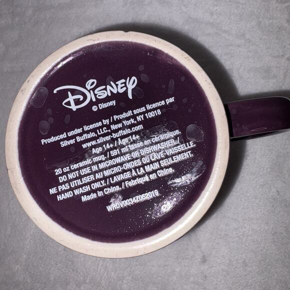 Disney Villains Coffee Mug 20 oz Purple Iridescent Ursula Malificient Cruella - Picture 4 of 4